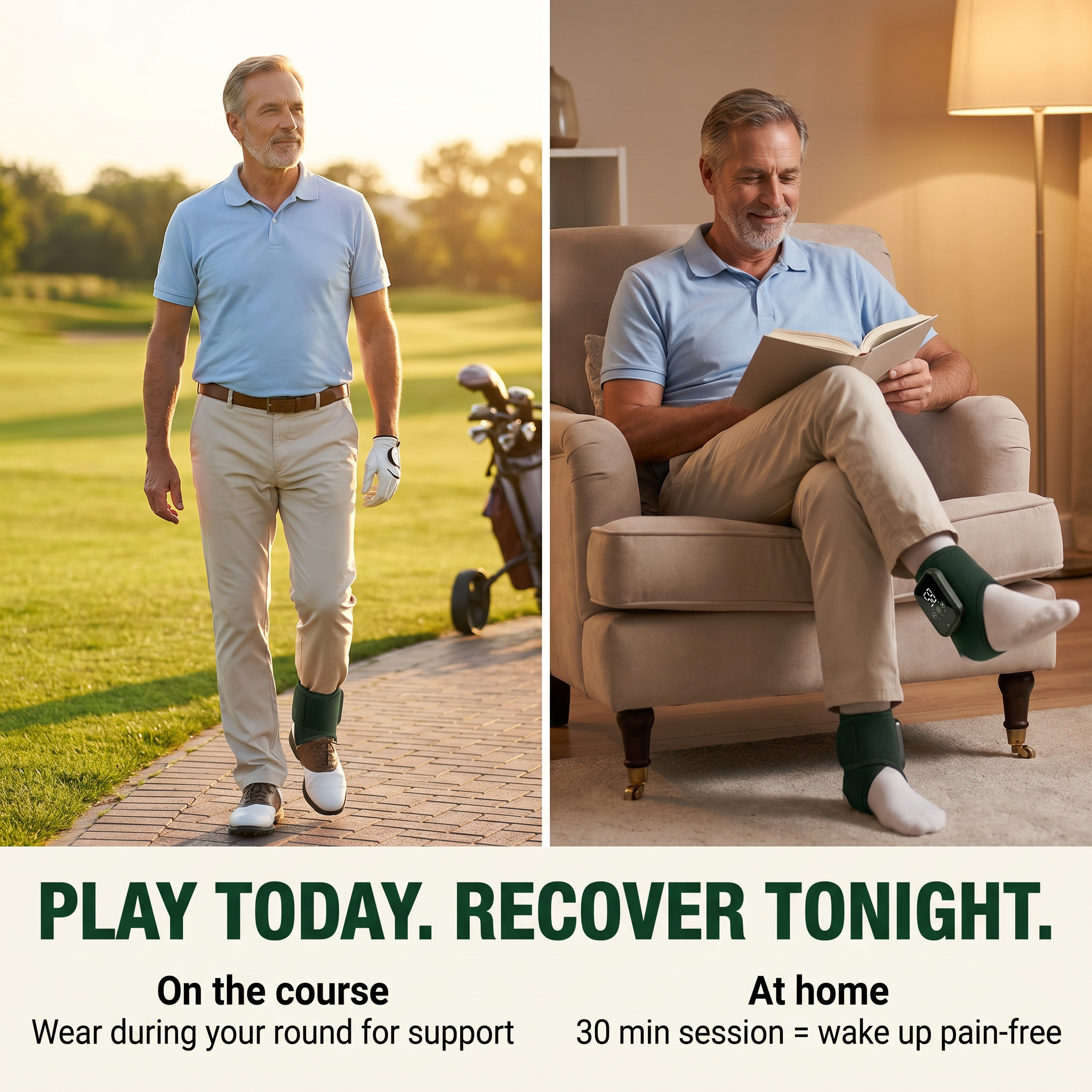 RecovStride "Triple Recovery" Ankle Wrap